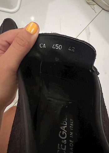 Dolce & Gabbana Orjinal D&G süet loafer
