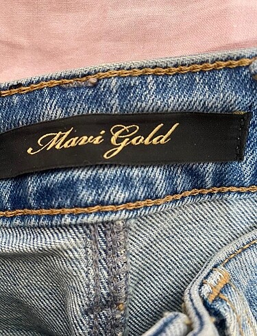 xs Beden mavi Renk Cindy Gold Icon Gölgeli Jean Pantolon