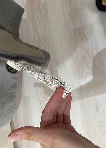 Zara gri kaban - Görsel 6