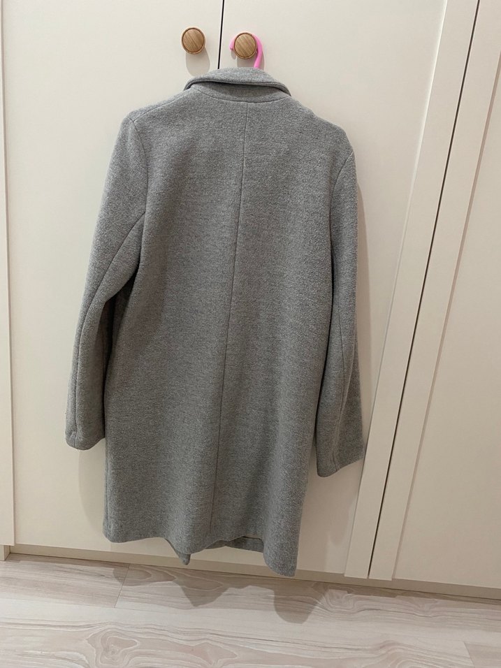 Zara gri kaban - Görsel 2
