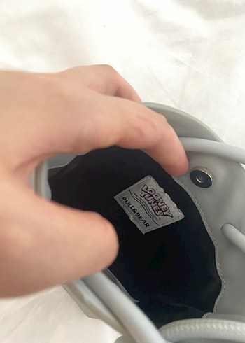 Gri Bugs Bunny Telefon Askısı çanta - Görsel 4