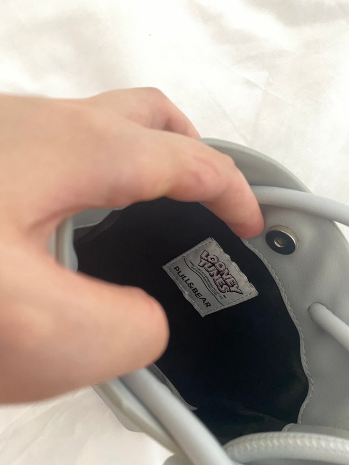 Gri Bugs Bunny Telefon Askısı çanta - Görsel 4