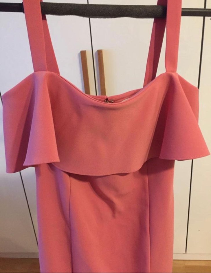 Pembe Fırfırlı Modern Klasik Kadın Abiye Elbise
Adil Işık Elbise - Görsel 2