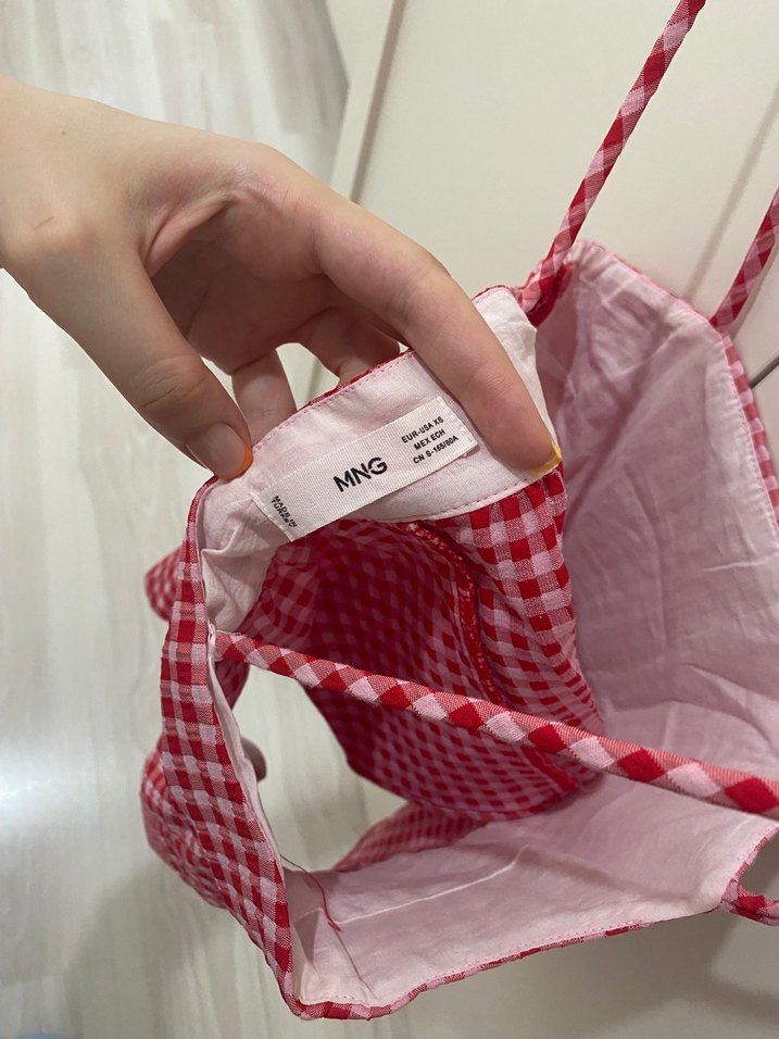 Mango pötikareli bluz - Görsel 4