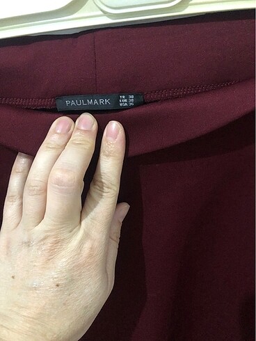 m Beden bordo Renk PAULMARK etek