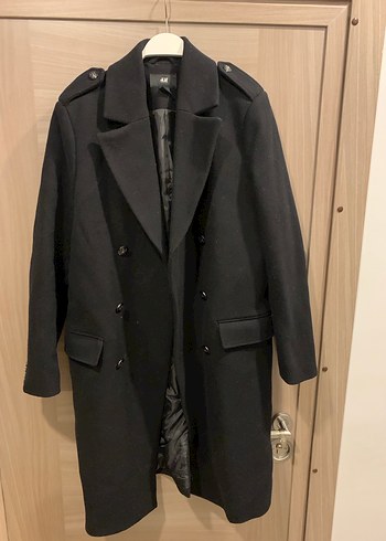 46 Beden siyah Renk H&m man kalın palto