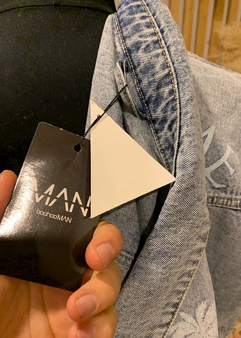 Bahoooman denim ceket sıfır etiketli - Görsel 5