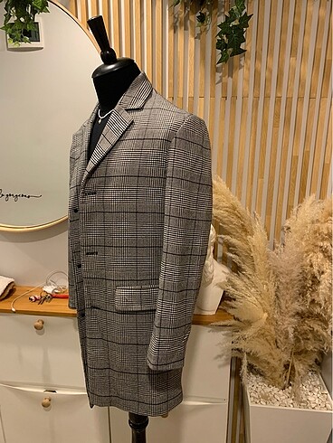 50 Beden gri Renk H&m man kaban