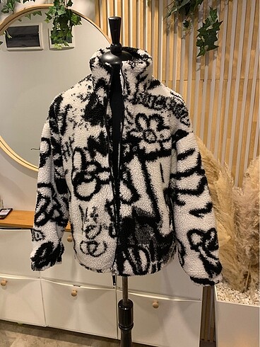 Zara Zara man peluş kalın kaban