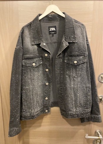 Zara Gri Denim Ceket