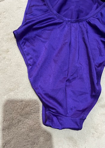 Mor Bağcıklı Bohem Kadın Mayo - Görsel 6