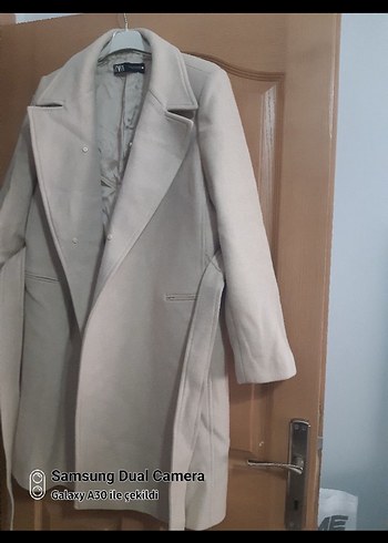 xl Beden Uzun Kuşaklı Kadın Kaban