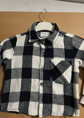 Kız Çocuk Gri Uzun Kollu Bağlamalı Gömlek - Görsel 5