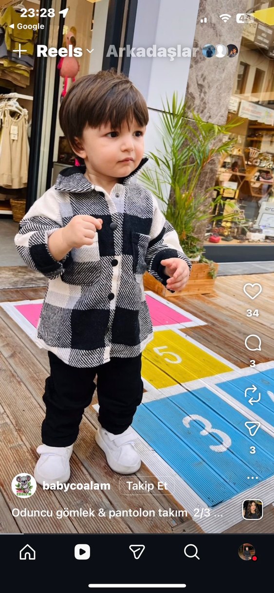 Kız Çocuk Gri Uzun Kollu Bağlamalı Gömlek - Görsel 2