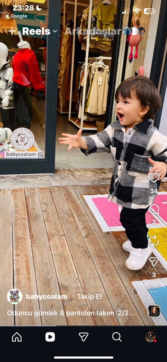 Kız Çocuk Gri Uzun Kollu Bağlamalı Gömlek - Görsel 3