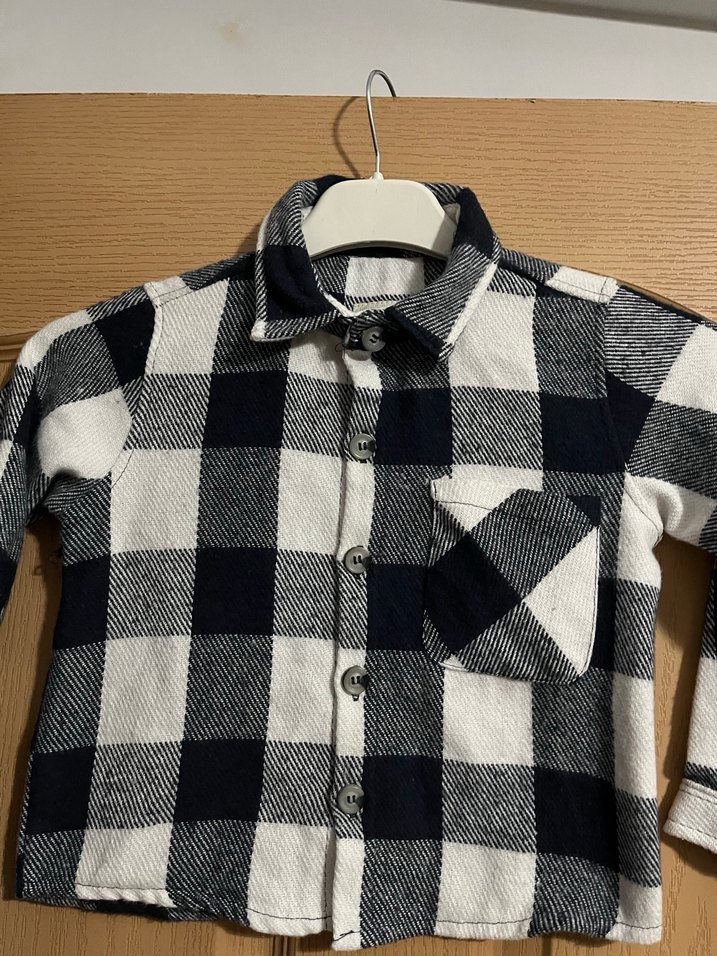 Kız Çocuk Gri Uzun Kollu Bağlamalı Gömlek - Görsel 5