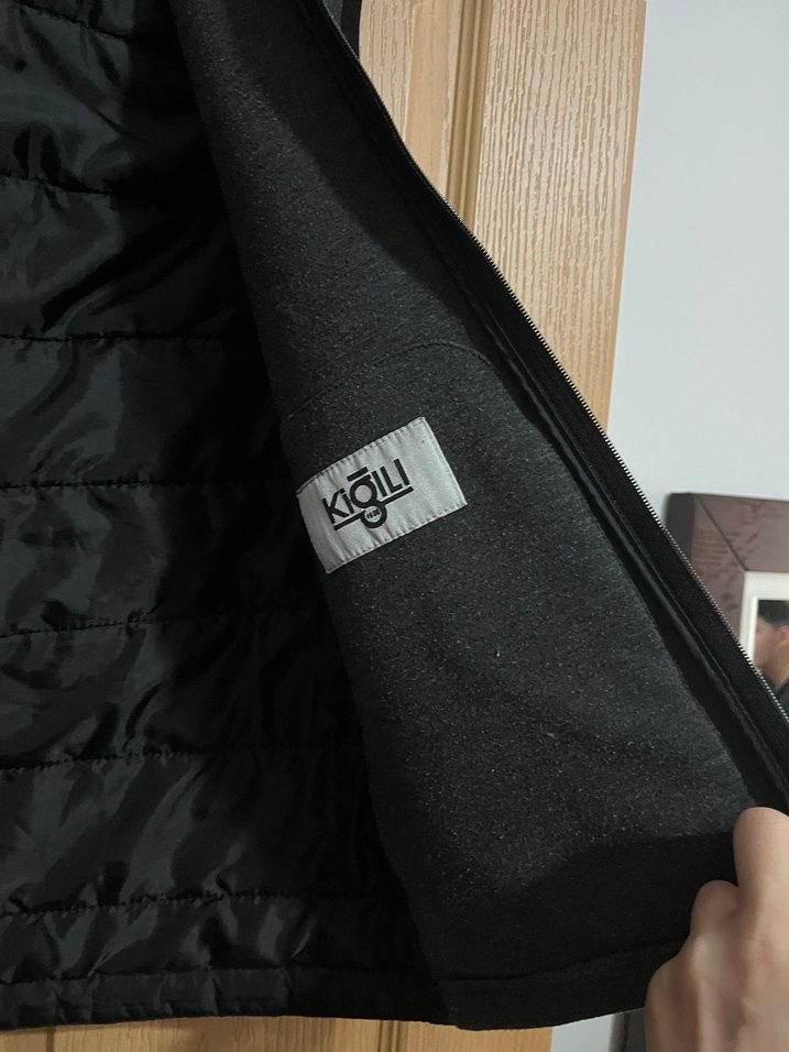 Siyah Fermuarlı erkek Yelek - Görsel 4