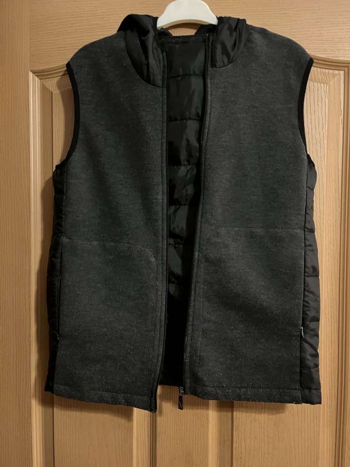 Siyah Fermuarlı erkek Yelek - Görsel 3