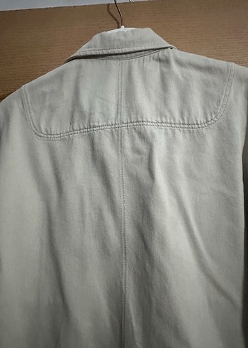 Bej Erkek jean  Gömlek Uzun Kollu - Görsel 7