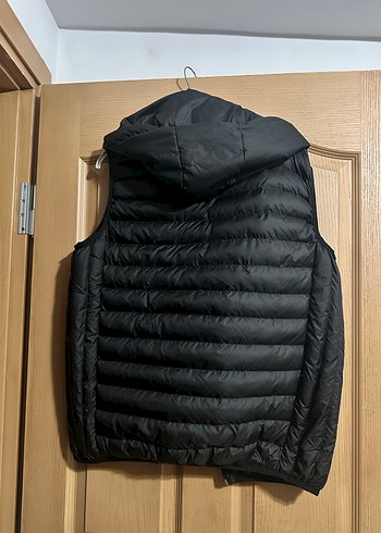 Siyah Erkek Kapüşonsuz Şişme Yelek - Görsel 7