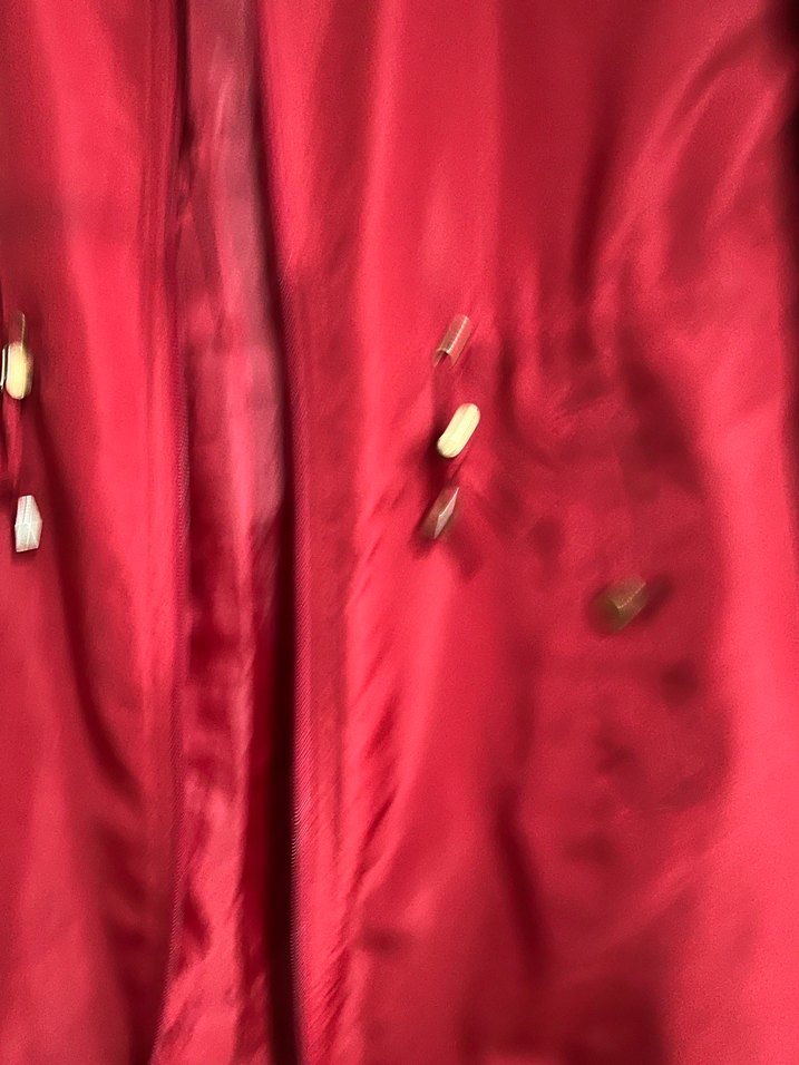 Bordo Midi Boy Kadın Yağmurluk - Görsel 4