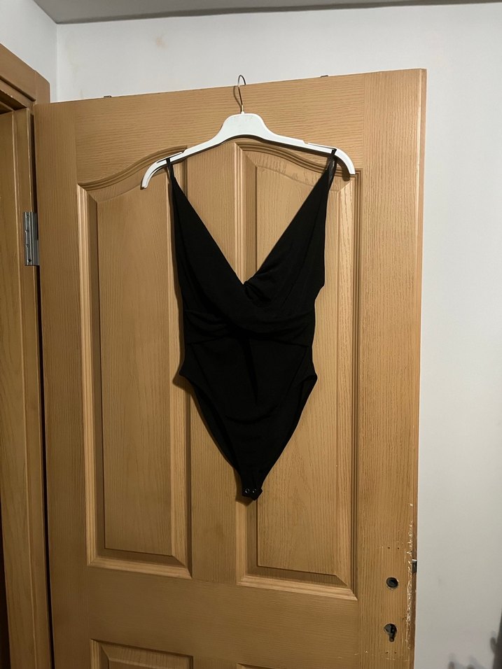 Siyah Strappy Midi Mayo - Görsel 2