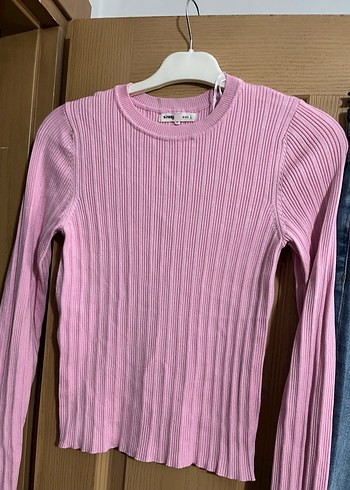 Pembe Midi Boy Dar Kesim Kadın Kot Pantolon - Görsel 11