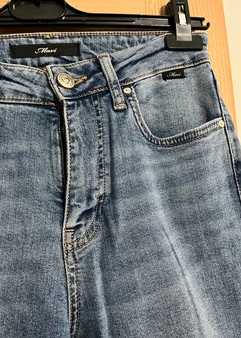 Pembe Midi Boy Dar Kesim Kadın Kot Pantolon - Görsel 9