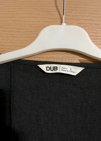 Siyah Midi Uzun Kollu Keten Elbise - Görsel 7