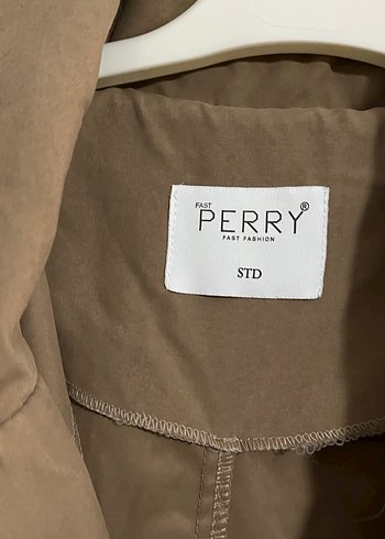 Bej Uzun Kadın Trençkot - Görsel 10