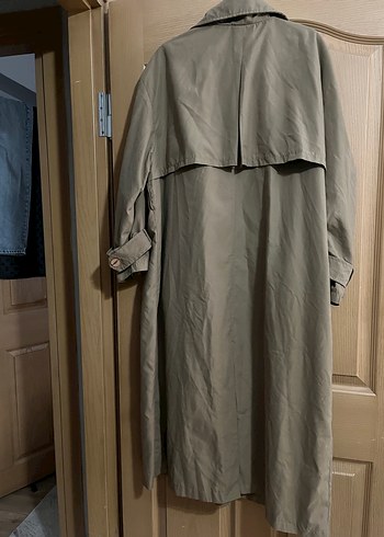 Bej Uzun Kadın Trençkot - Görsel 9