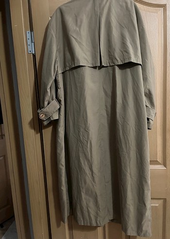 Bej Uzun Kadın Trençkot - Görsel 12