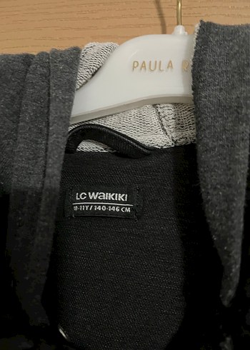 Gri Kol Detaylı Kadın Kot Ceket - Görsel 4