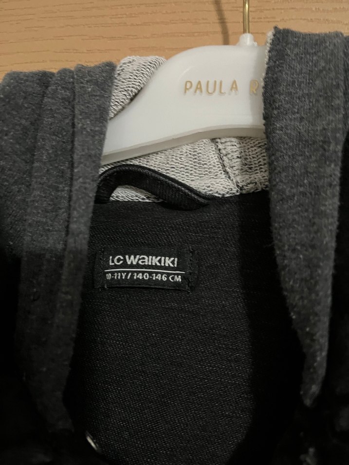 Gri Kol Detaylı Kadın Kot Ceket - Görsel 4