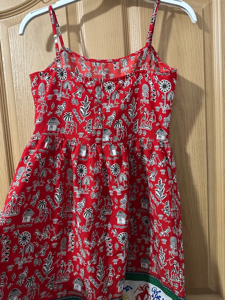 Kız Çocuk Renkli Bohem Yazlık Elbise - Görsel 5