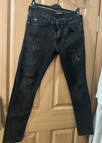 Siyah Erkek Denim Jean Pantolon - Görsel 6