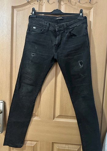 Siyah Erkek Denim Jean Pantolon - Görsel 5