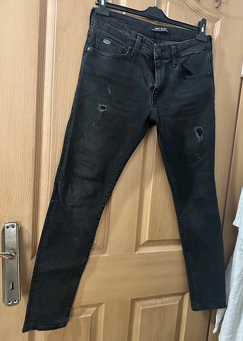 Siyah Erkek Denim Jean Pantolon - Görsel 2