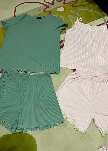 Penti Kadın Kısa Kollu Pijama Takımı, Rahat Kesim