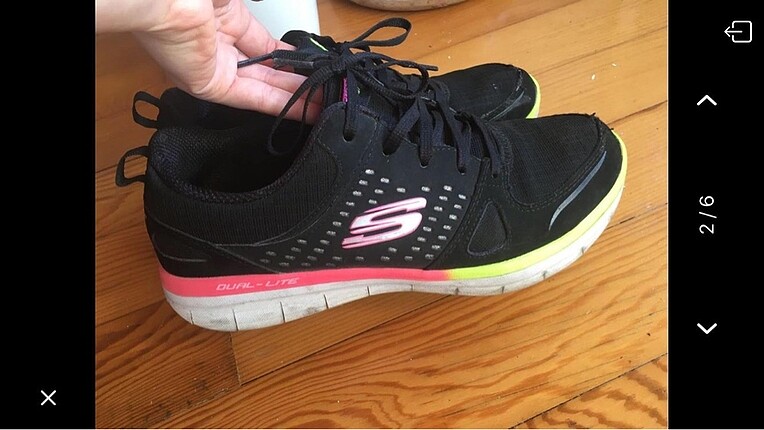 Skechers Siyah Spor Ayakkabı
