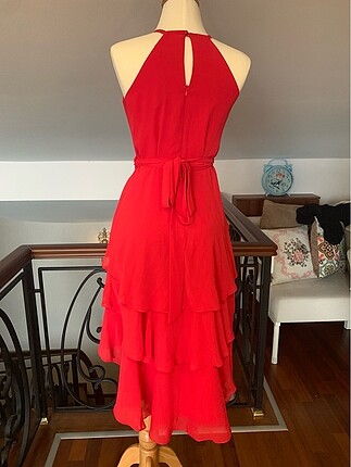 s Beden kırmızı Renk Kırmızı abiye elbise Zeropoint