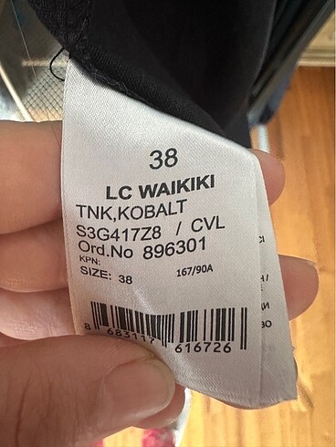38 Beden siyah Renk Lcw keten gömlek