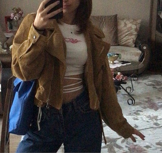 Defacto Tişört bluz crop
