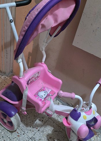 Babyhope Öykü Pembe Üç Teker Bebek Bisikleti - Görsel 2