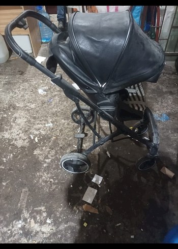 Siyah Bebek Arabası - Görsel 5
