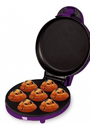 Siyah Mini Top Kek ve Sandviç Makinesi - Görsel 6