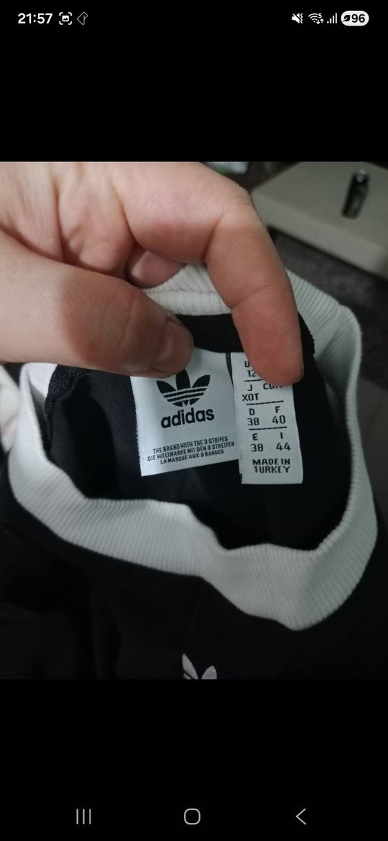 Adidas Siyah Midi Tişört Elbise - Görsel 5