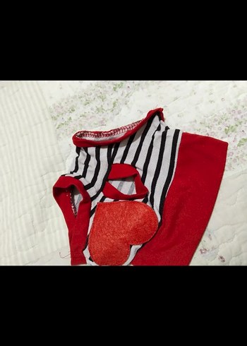 Beyaz Zebra Desenli Kürklü Köpek Kıyafeti - Görsel 10