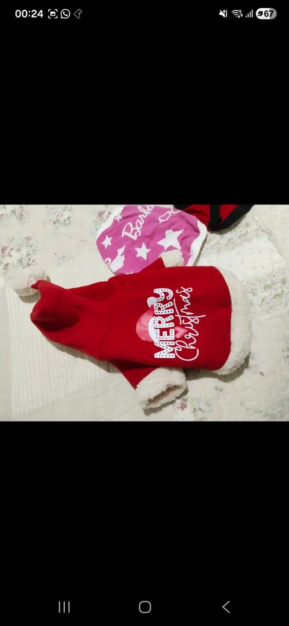 Beyaz Zebra Desenli Kürklü Köpek Kıyafeti - Görsel 4