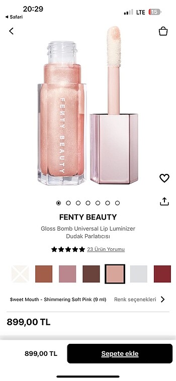 Fenty Beauty Gloss Bomb